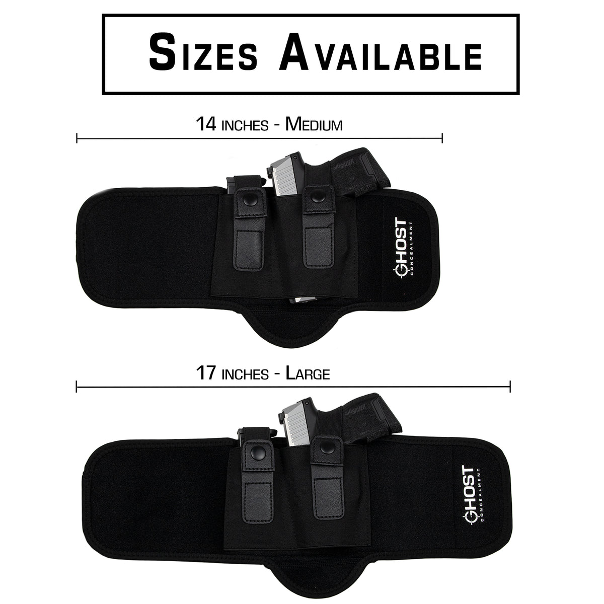 LOW PROFILE ANKLE HOLSTER FOR CONCEALED CARRY PISTOL | UNIVERSAL LEG CARRY GUN HOLSTER WITH MAGAZINE POUCH | MEN AND WOMAN