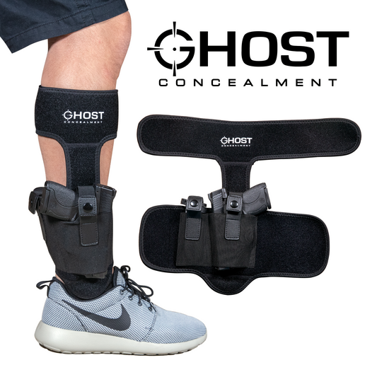 ANKLE HOLSTER FOR CONCEALED CARRY PISTOL | UNIVERSAL LEG CARRY GUN HOLSTER WITH MAGAZINE POUCH | MEN AND WOMAN